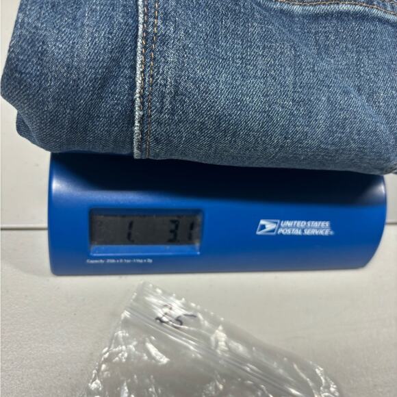 J crew - Point Sur denim Blue Cropped Distressed Jeans 27x27 - Picture 9 of 9